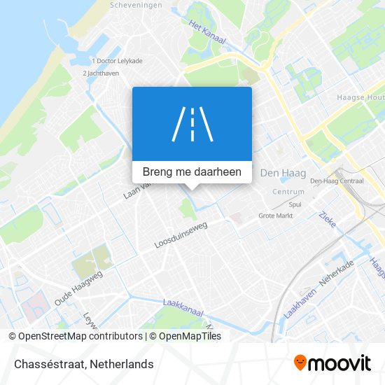 Chasséstraat kaart