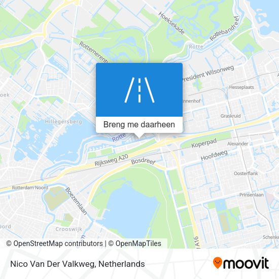 Nico Van Der Valkweg kaart
