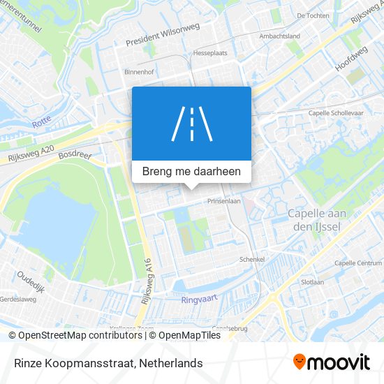 Rinze Koopmansstraat kaart