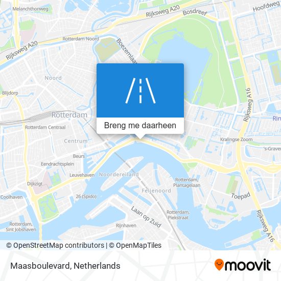 Maasboulevard kaart