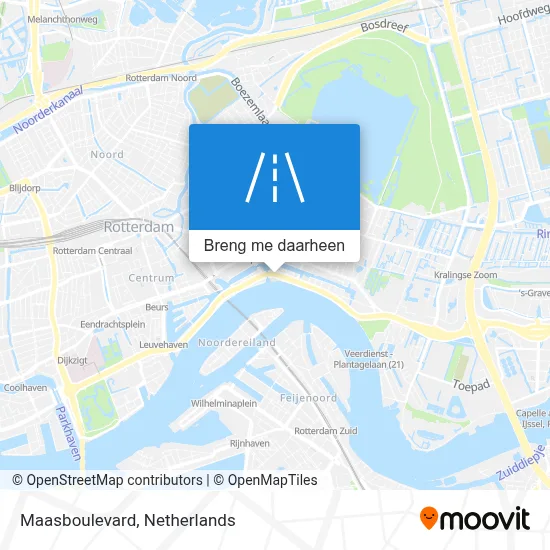 Maasboulevard kaart