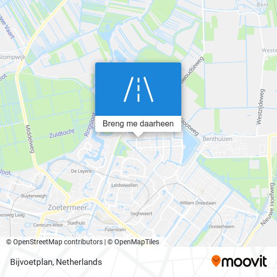 Bijvoetplan kaart