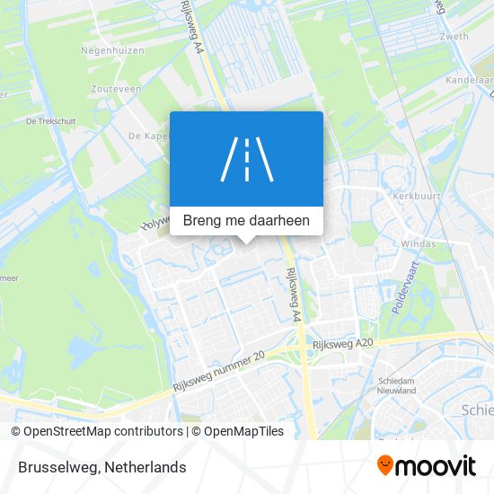 Brusselweg kaart