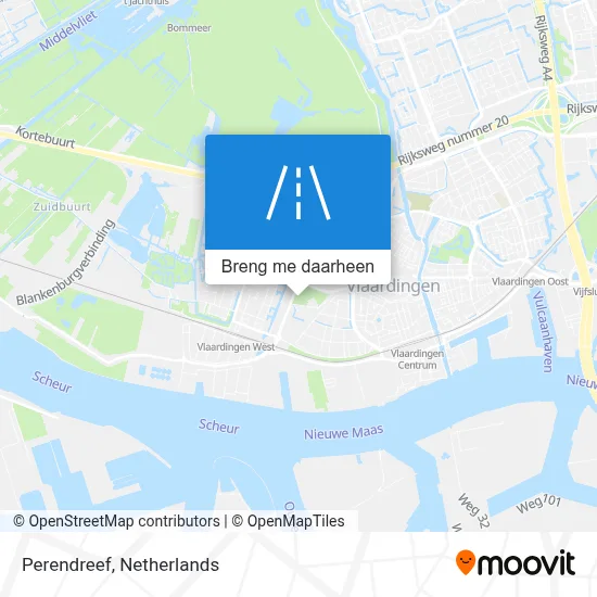 Perendreef kaart