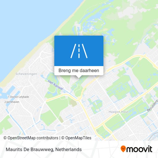 Maurits De Brauwweg kaart