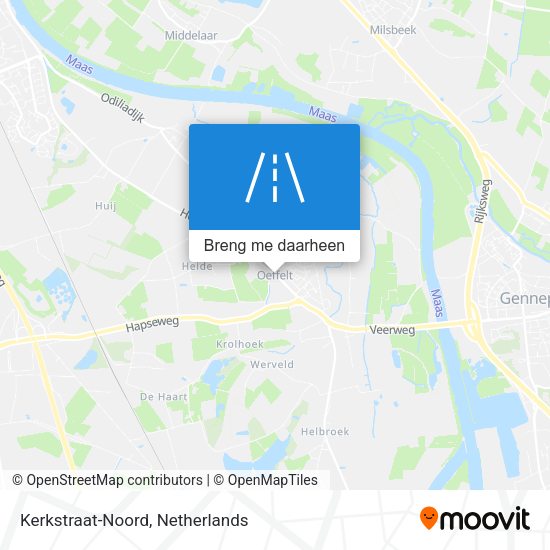 Kerkstraat-Noord kaart