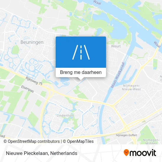 Nieuwe Pieckelaan kaart
