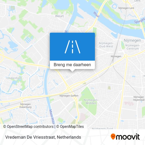 Vredeman De Vriesstraat kaart