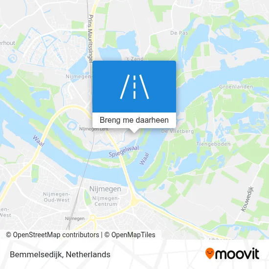 Bemmelsedijk kaart
