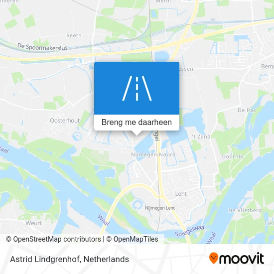 Astrid Lindgrenhof kaart