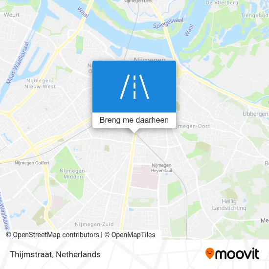 Thijmstraat kaart