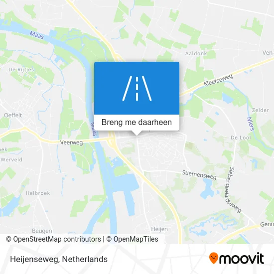 Heijenseweg kaart