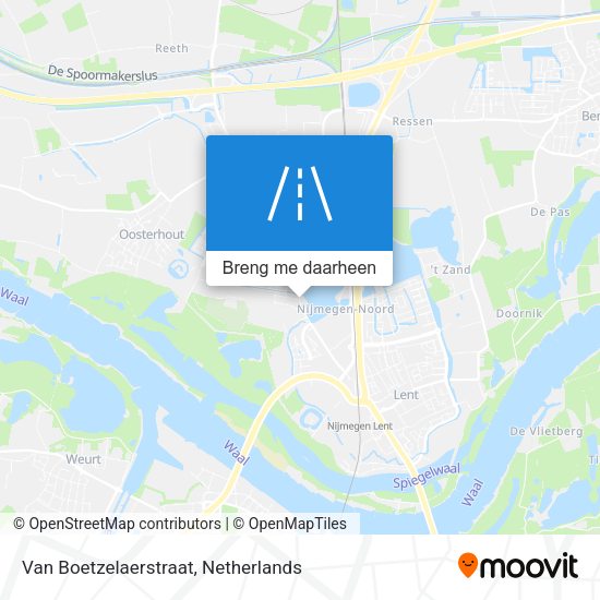 Van Boetzelaerstraat kaart
