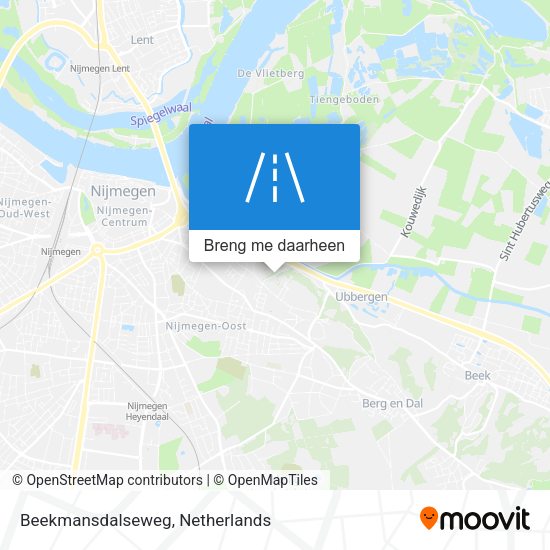 Beekmansdalseweg kaart