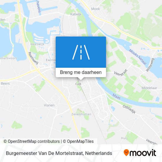 Burgemeester Van De Mortelstraat kaart