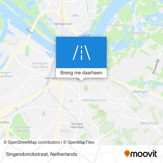 Singendonckstraat kaart