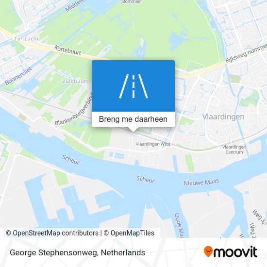 George Stephensonweg kaart