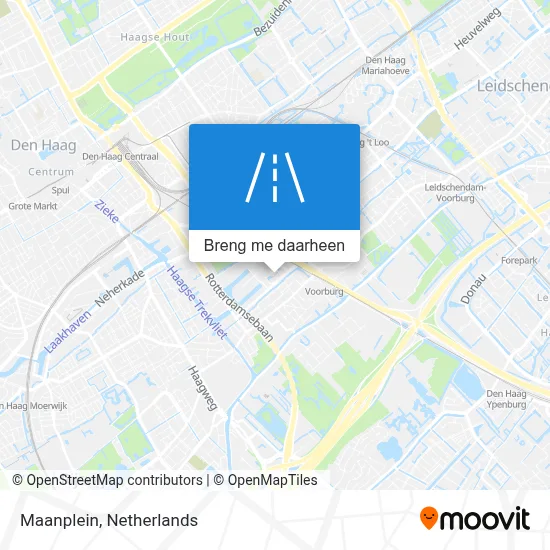 Maanplein kaart