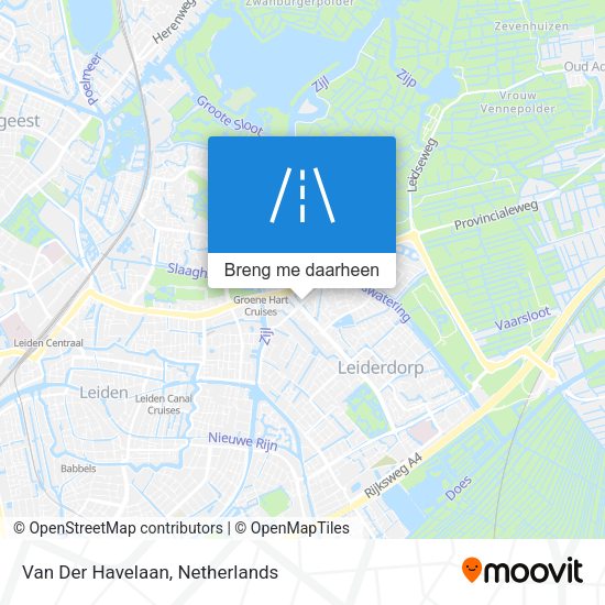 Van Der Havelaan kaart