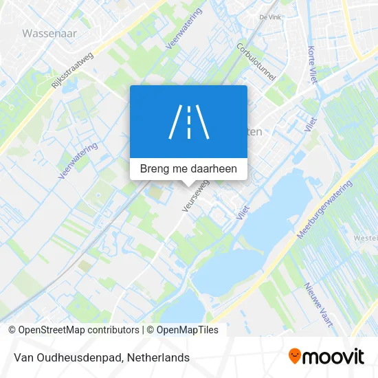Van Oudheusdenpad kaart