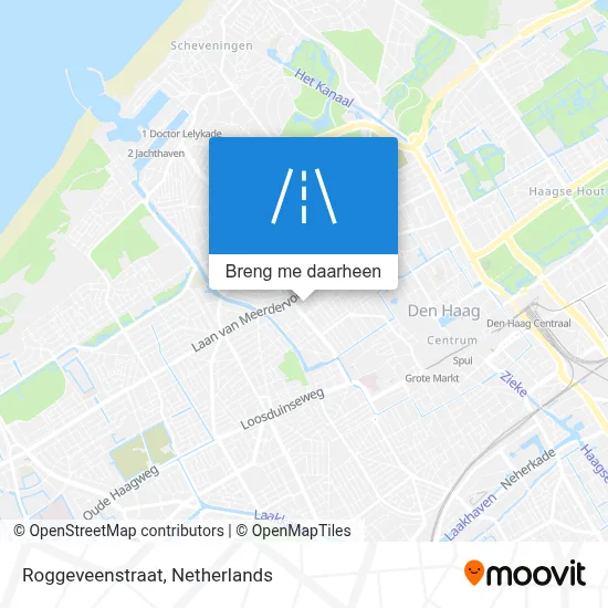 Roggeveenstraat kaart