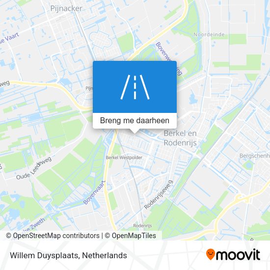 Willem Duysplaats kaart