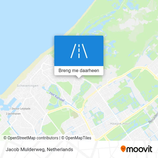 Jacob Mulderweg kaart