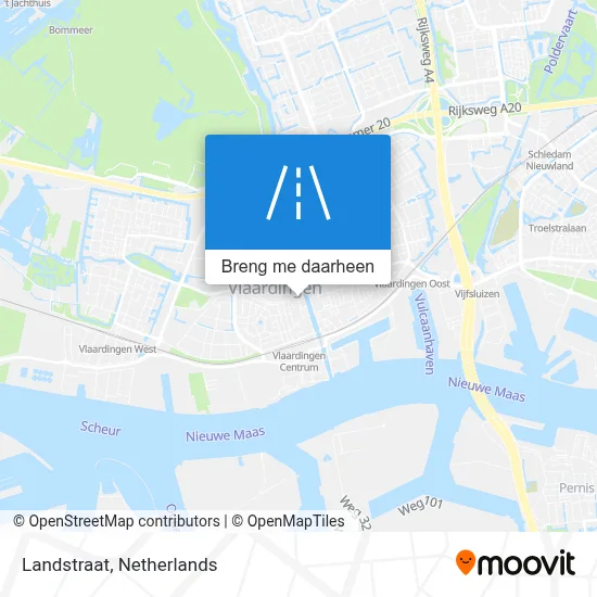 Landstraat kaart