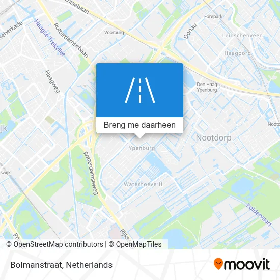 Bolmanstraat kaart