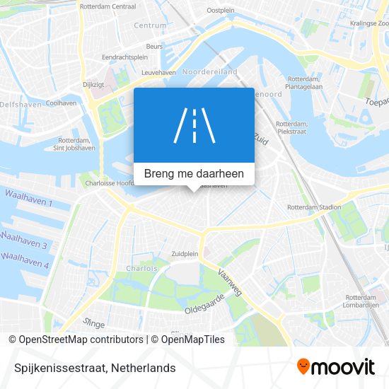 Spijkenissestraat kaart