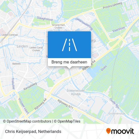Chris Keijserpad kaart