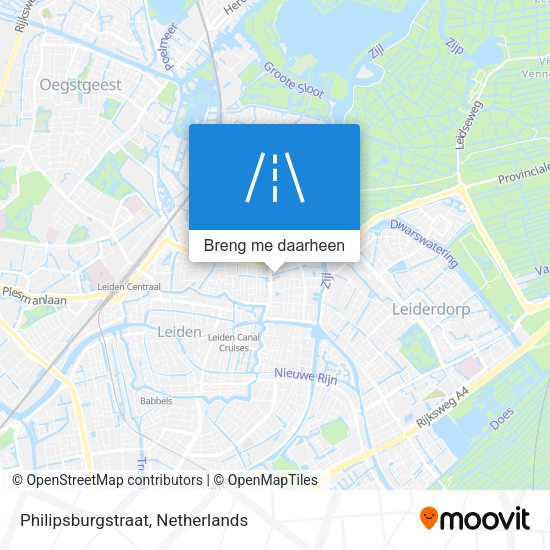 Philipsburgstraat kaart