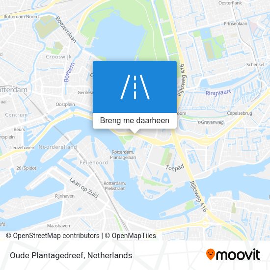 Oude Plantagedreef kaart