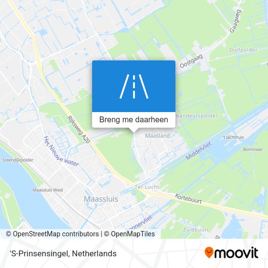 'S-Prinsensingel kaart