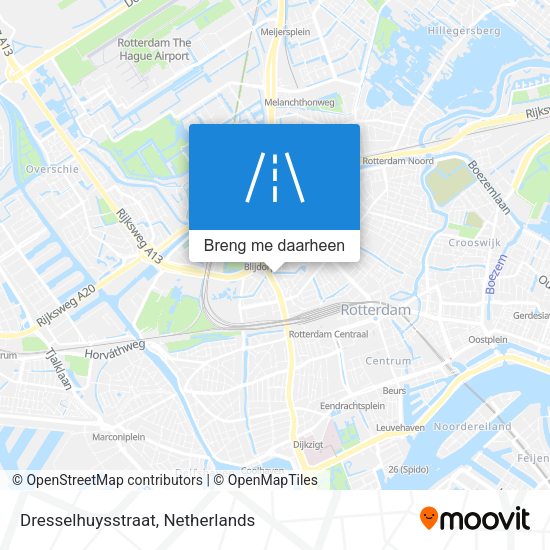 Dresselhuysstraat kaart