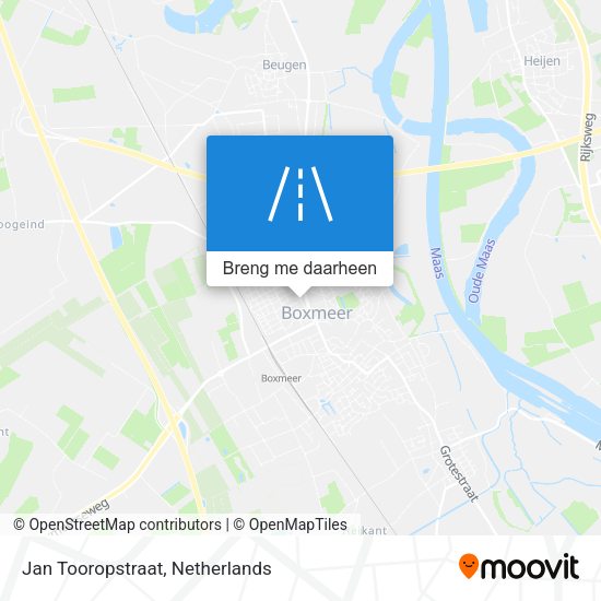 Jan Tooropstraat kaart