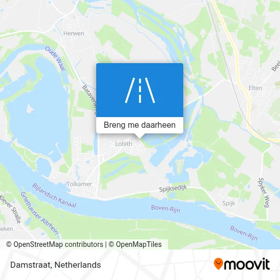 Damstraat kaart