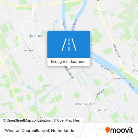 Winston Churchillstraat kaart