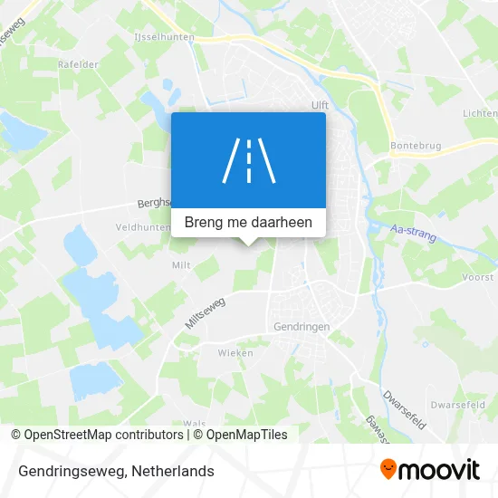 Gendringseweg kaart