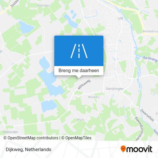 Dijkweg kaart