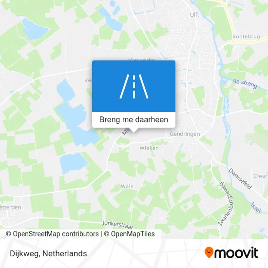 Dijkweg kaart