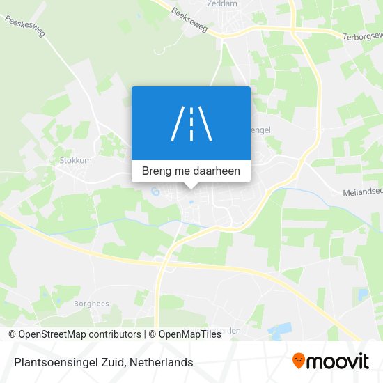 Plantsoensingel Zuid kaart