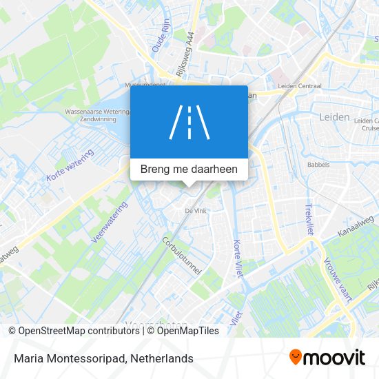 Maria Montessoripad kaart