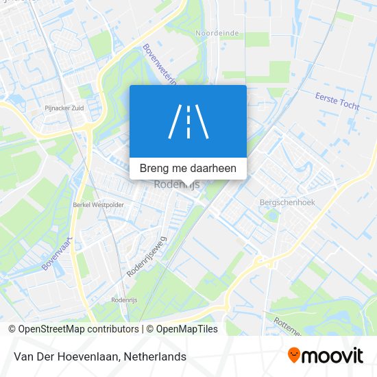 Van Der Hoevenlaan kaart