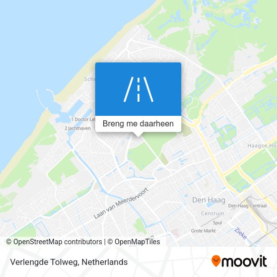 Verlengde Tolweg kaart