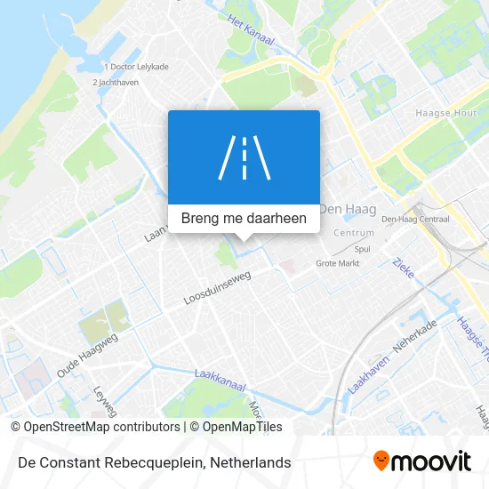 De Constant Rebecqueplein kaart