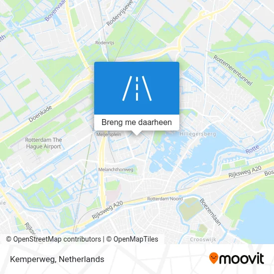 Kemperweg kaart