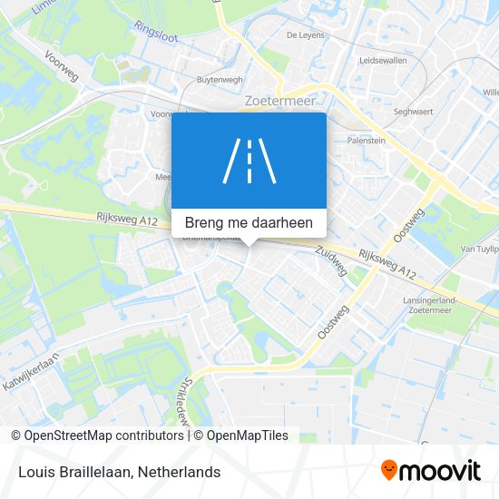Louis Braillelaan kaart