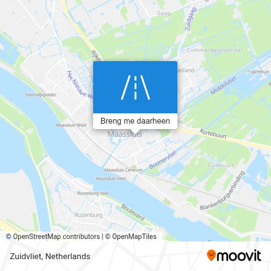 Zuidvliet kaart