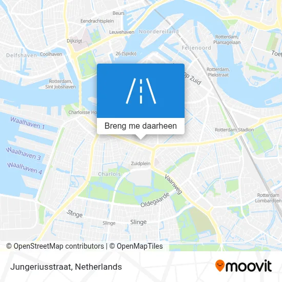 Jungeriusstraat kaart